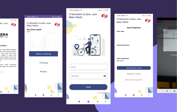 Screenshot of Rekatrack